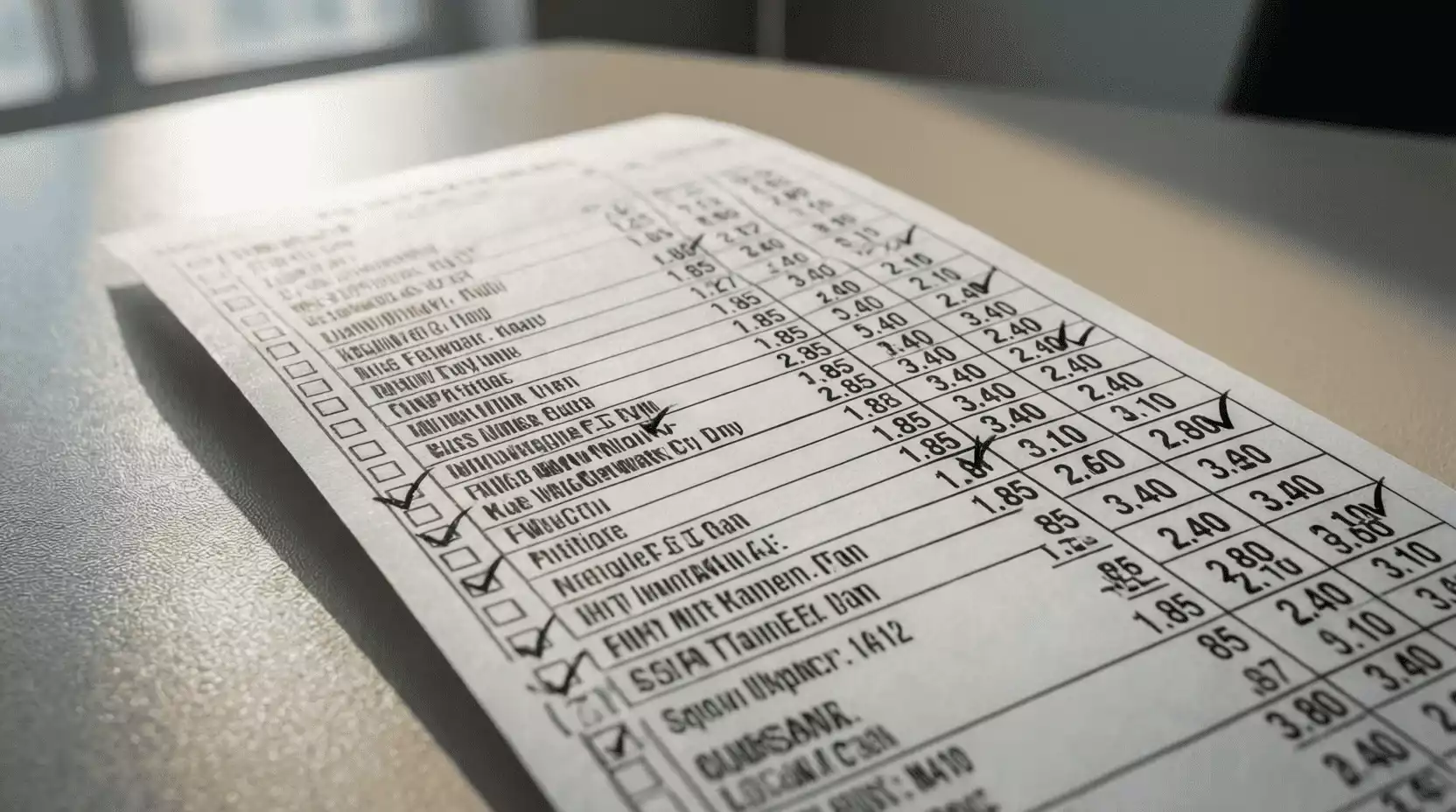 Boleto de apuestas deportivas con múltiples selecciones